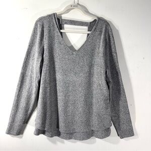 WHBM Gray Tank Sweater Set Sz XL Lounge Soft Cozy